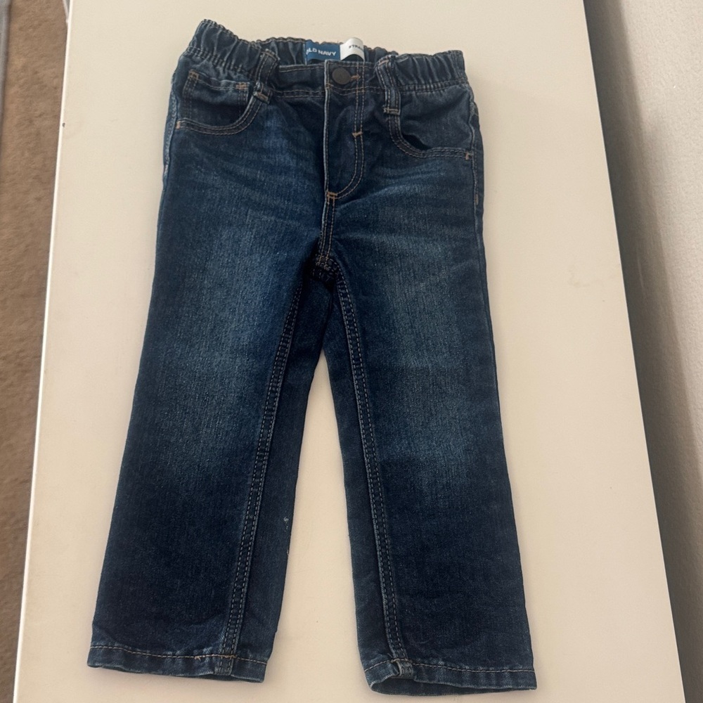 2t jeans straight leg dark wash old navy